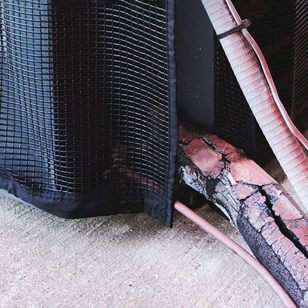 Dustproof Air Conditioner Cover Oxford Cloth Mesh Outside Foldable Condenser Protector Dust-Proof Hood 35.43x35.43x39.37 Inches