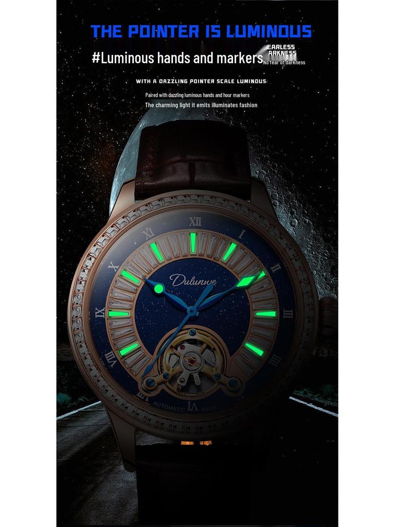 Durham Wei New Swan 2025 Herren Mechanische Uhr - Vollautomatisch, Wasserdicht, Leuchtend, High-End Design