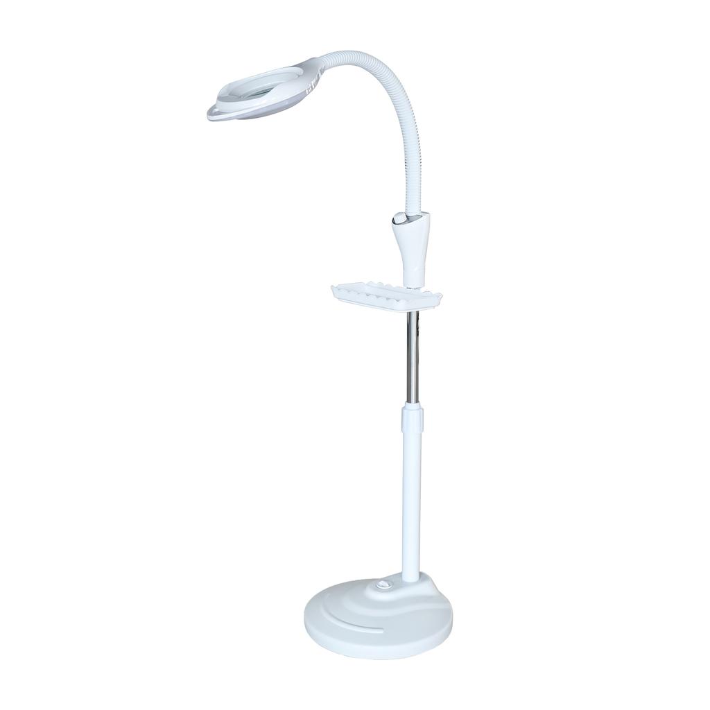 16X LED Floor Stand Facial Magnifying Salon Beauty Light Magnifier Lamp Adjust Aluminum Lamp Plate + Imported LED Lamp Bead