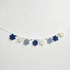 Knitted Christmas Garland Bunting Non-Woven Fabric Holiday Banner Crochet Garland  Holiday Decor