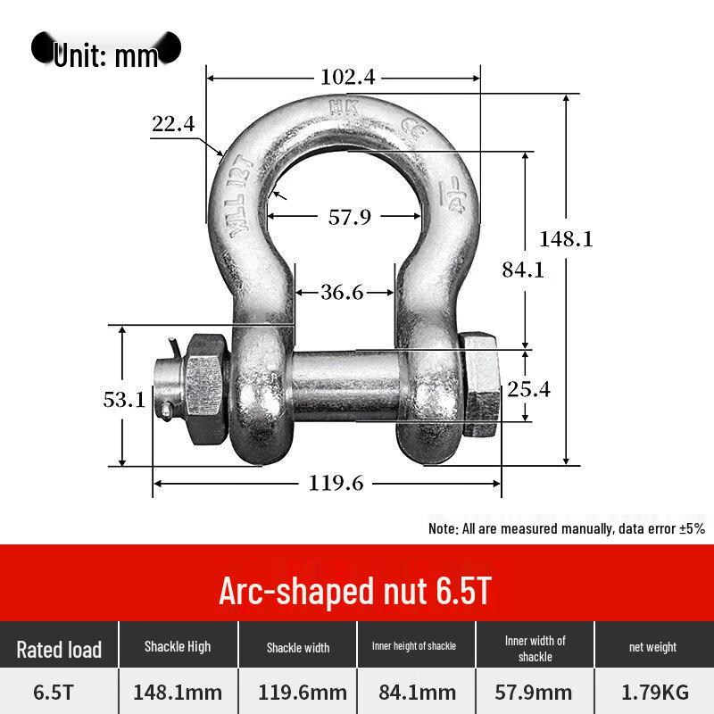 High-Strength Bow Shackle