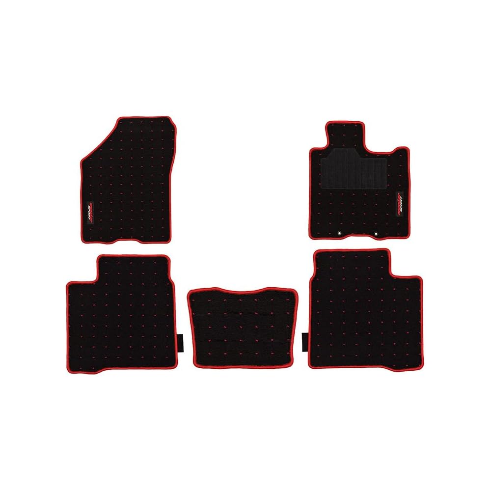 Monster Sport Floor Mats Red Front for Suzuki Vehicles WDB3S WEB3S 894550-7900M