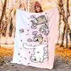 Simon's Cat Flannel Blanket Soft Warm All-Season Throw, Design for Camping, Car Travel, Hiking Sofa, Bed, Office Perfect Gift for Parties