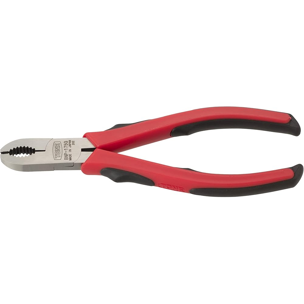 Tone Master Grip Type Nostalgic Screw Pliers BNP-175G Red 170mm Length
