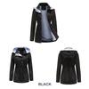 2024 Women's Plus Size Trench Coat with Detachable Hood - Autumn/Winter Collection