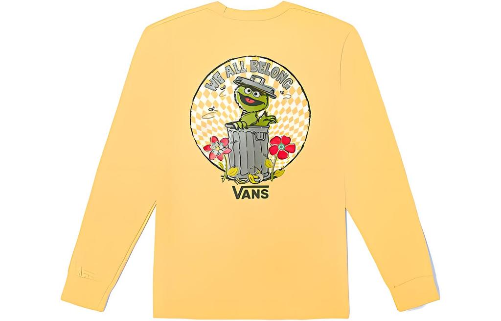 Vans SESAME STREET T Shirt Unisex Yellow VN000BPWNB2