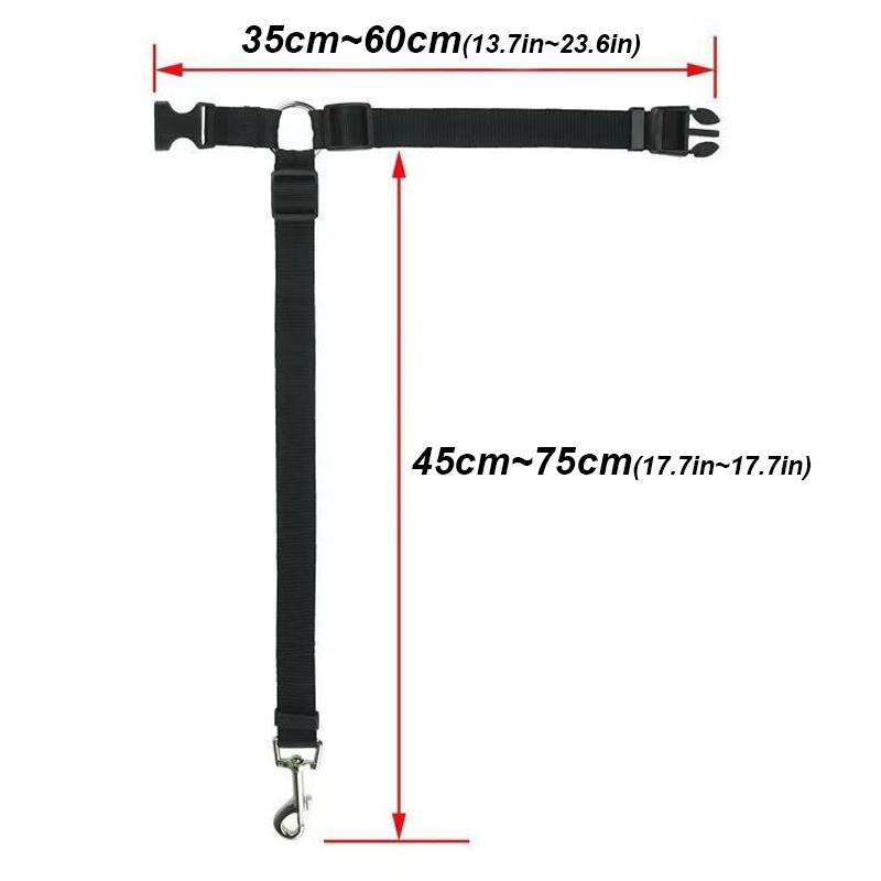 2 In 1 Pet Car Seat Belt Durable Nylon Dog Leash Backseat Dog Harness Lead Clip Safety Lever Traction Dog Collars Accessoires