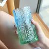 Gradual Tree Grain Glass Household Water Cup Female Summer Tree Grain Glass Ins Wind Coffee Mug Beer Cups