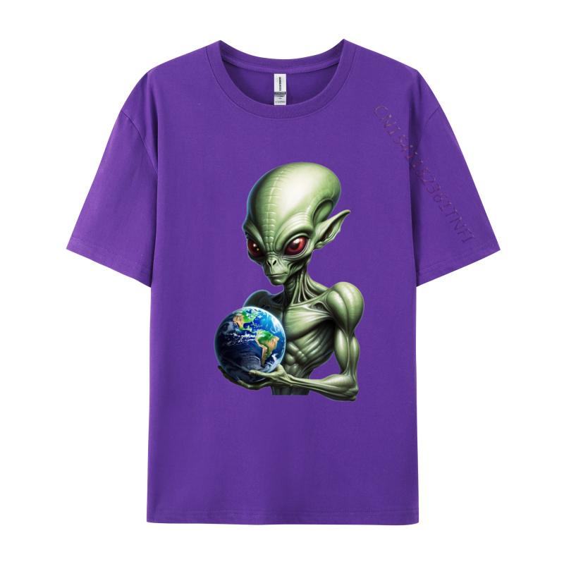 Alien Cosmic Tyrant Tshirt Vintage Birthday Gift TShirt Tees Graphic Design Cotton Men Tshirts Black Large