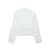 European and American Women's Clothing Popular French Fashion Stand-up Collar Jacquard Jacket Short Coat