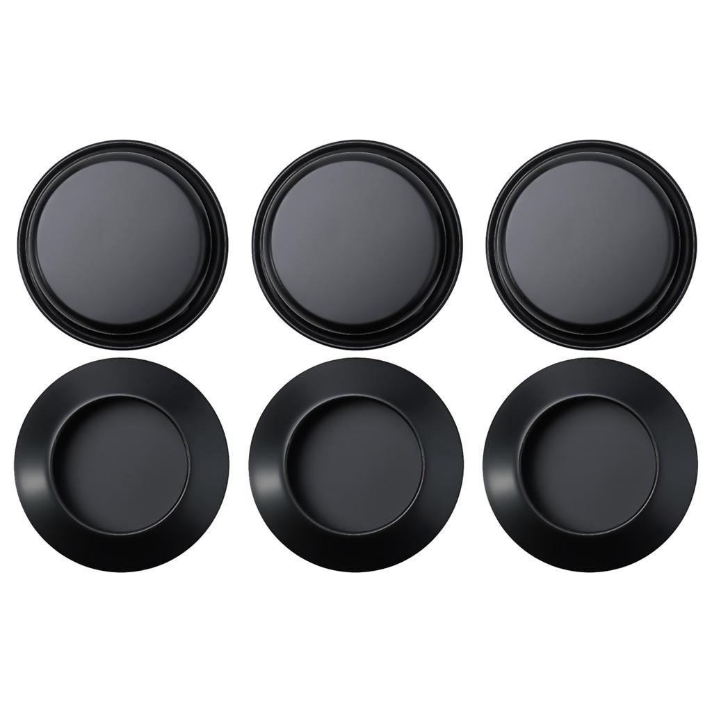 2025 Türgriff Schiebetür Schlichtes Aussehen Edelstahl 41*10mm 6 Stück Abgeschrägt Schwarz Schrank Für Langzeitgebrauch