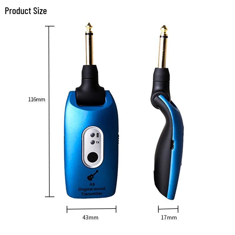 A9 2.4G Wireless Guitar and Instrument Transceiver System