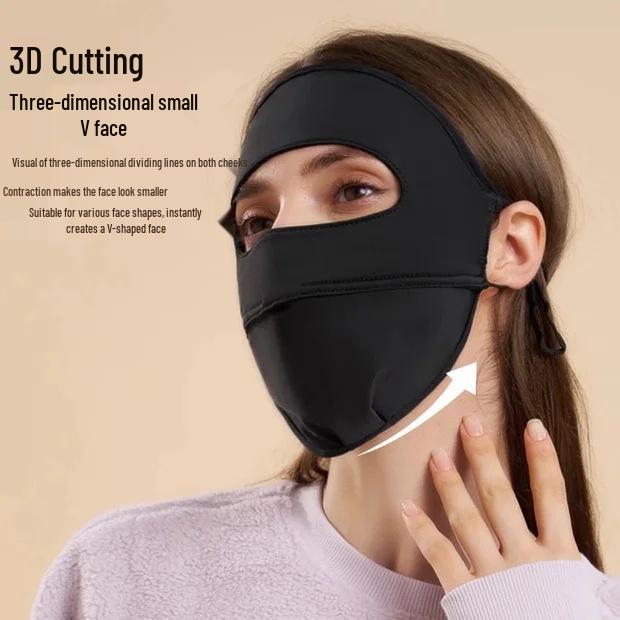 Vintermode Plus Sammet Varm Mask för Kvinnor - Vindtät, Stilfull och Ögonhörnsskydd