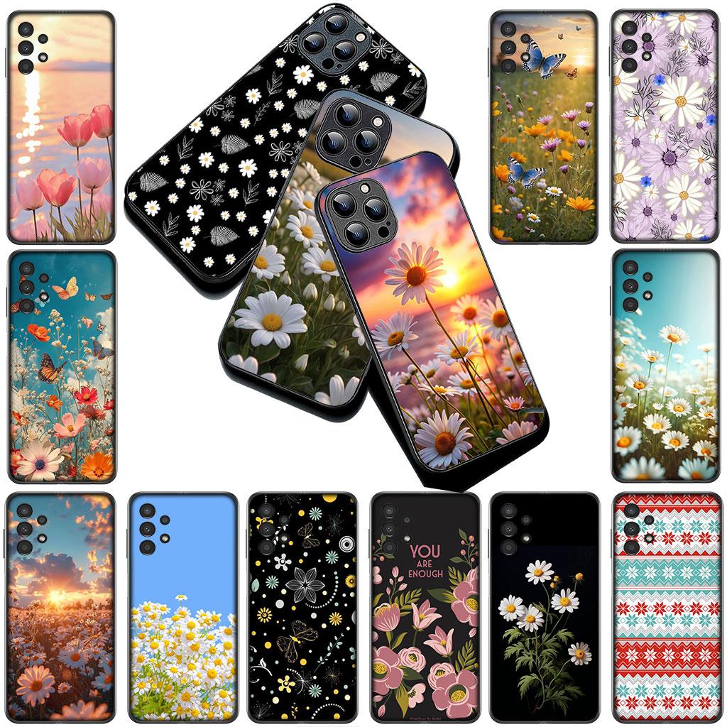 Fresh Little Daisy Flower Silicone Phone Cover for Xiaomi Poco C75 C65 C71 C85 X7 X6 M7 F7 F8 Ultra F6 Pro Soft Case