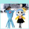 Figura de Peluche Única de Calamar Coraline en Impresionante Diseño de Pulpo Para Entusiastas del Cine