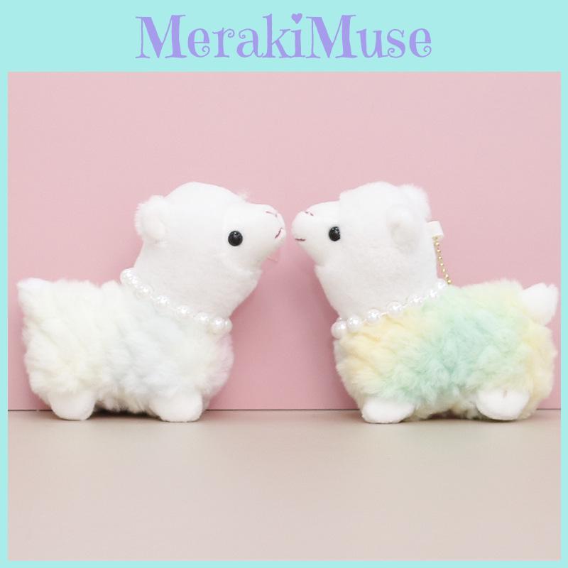 Stylish Plush Alpaca Keyring Soft Cuddly Doll Keychain Perfect For Trendy Girls