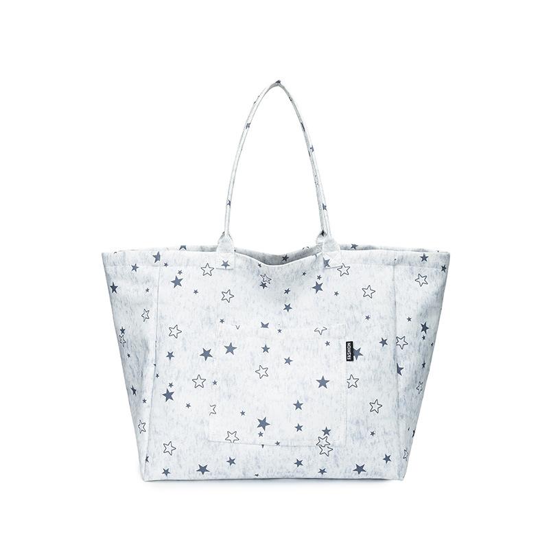 Large Capacity Casual Tote Bag, Hand-held Shopping Bag for Shopping, Relaxed Feeling, Single Shoulder Bag