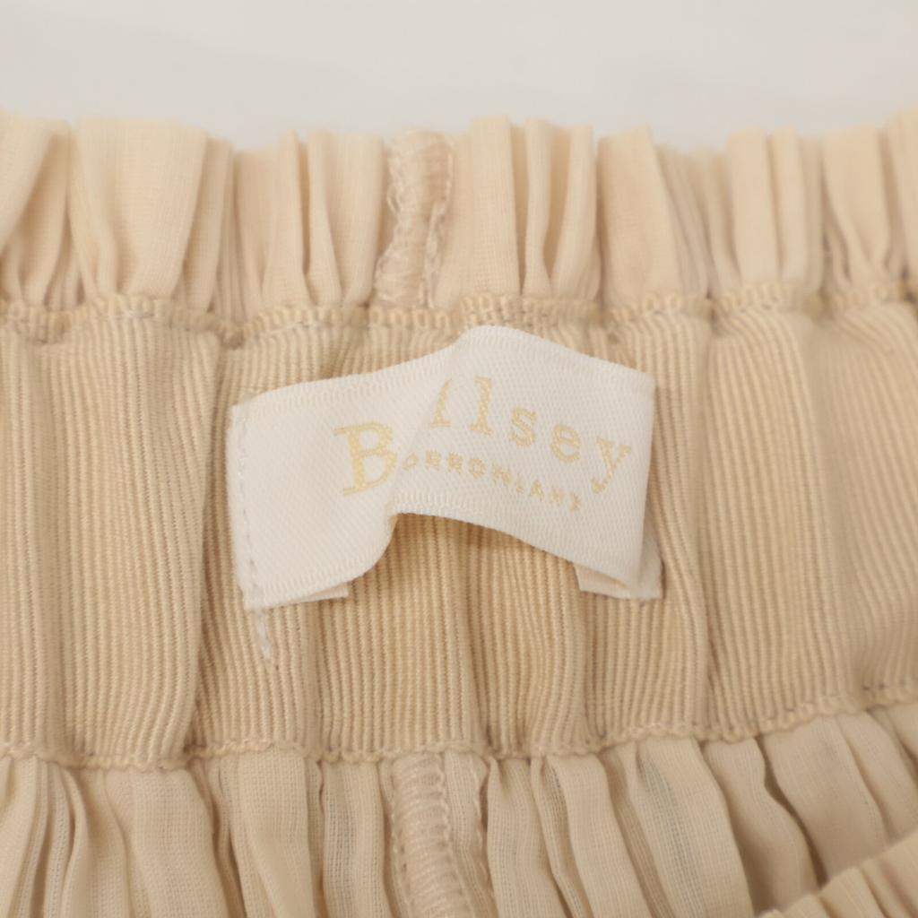 BALLSEY 23Stainless Steel Light Beige Hybrid Mini Slave Pleated Long Skirt skirt 36 light beigeUsed