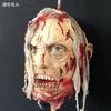 Simulation Halloween Horror Zombie Skull Head Props For Scene Decoration