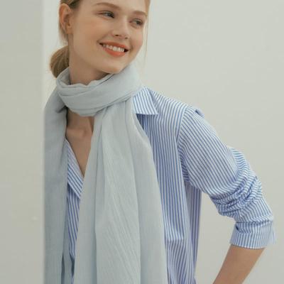 BB’DE SOLI’DE Fresh Cotton Scarf - Blue