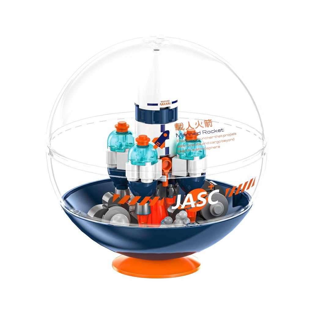 Jaki Space Exploration Series Building Blocks - Aerospace Stacking Balls Kid'S Educational Toy Building Blocks Birthday Toy Gift