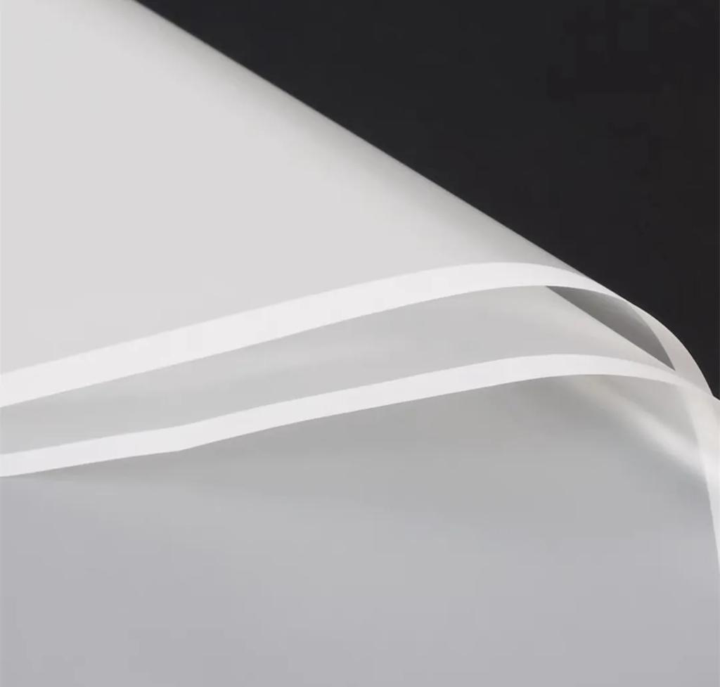 5sheets Half Transparent Flower Wrapping Paper Korean Style Gift Grinding Edge Rose Packing Florist Bouquet Wrapping Material