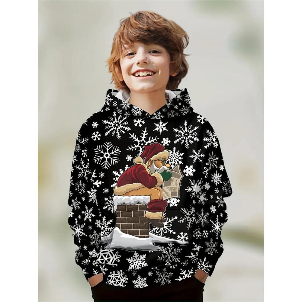 Child Sweatshirt Boys' Fashion Motocross Racing 3D Printed Casual Hoodie Long Sleeve Polyester Sport Tops Pullover Kids Clothes