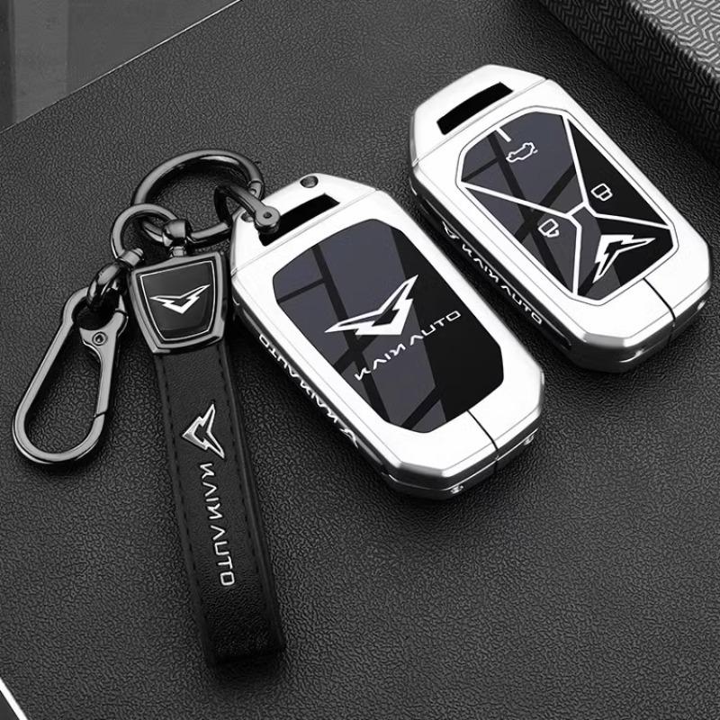 Zinc Alloy Key Fob Cover For Kaiyi Kunlun Ihd 300 Models - Luxury Key Case Protector