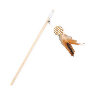 Novel Goldfishes Cat Wand Interactive Play For Feline Friend Cat Teaser Cat Toys Cute Practical