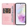 For Samsung Galaxy A56 5G/M56 5G Wallet Case YIKATU YK-006 Magnetic Closure Leather Phone Cover Litchi Texture