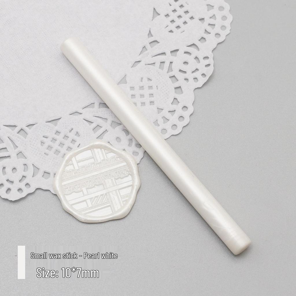 Bețișoare de Ceară de Sigiliu Mat Perlat, 125 Culori, 10x0.7cm, Compatibile cu Pistoale de Ceară, Culori Mixabile