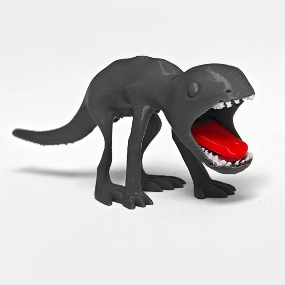 Bloop Mořská Příšera 3D Tištěná Flexibilní Kloubová Fidget Hračka – Požírač Moře Hlubinné Stvoření Sběratelský Předmět, Hračka na Stůl pro Úlevu od Stresu