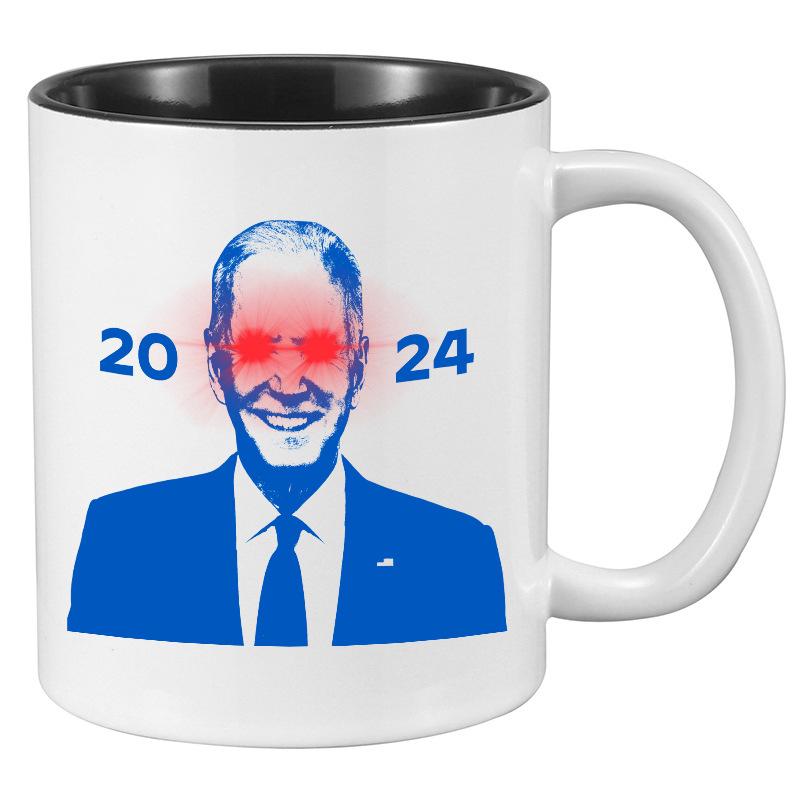 

Dark ceramic coffee mug tea cup American new model 301-400ml чорний