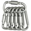 6er Set Karabiner für Schlüssel Camping Survival EDC Outdoor Schlüsselanhänger Clip Aluminiumlegierung Karabinerhaken Karabiner