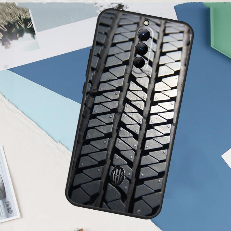 Tire Tread Pattern Case For ZTE Nubia Red Magic 8S 9S 10S 10 9 8 11 Pro Plus 6 7 6S 7S Pro 5G 6R 10 Air Cover