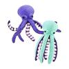 IMPACT Online Dog Toy Octopus Plush Toy with Sound, Durable, Sturdy, Medium and Large Octopus Educational Toy (Green & Purple)