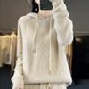 Women Knitted Hoodie Sweater MODERN NEW SAGA Winter Knitted Pullover Sweatshirt Autumn Soft Warm Wool Sweaters Female Jumper Knit Top