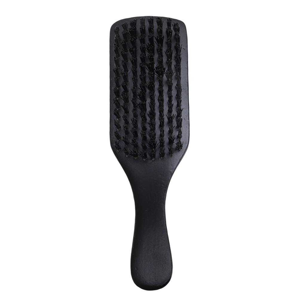 Double Sided Beard Brush Portable Ergonomic Wooden Handle Beard Grooming Brush for Men