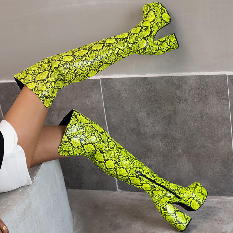 Women's shoes 40-48 large size boots Women's boots 2025 autumn and winter new boots thick-soled thick heel