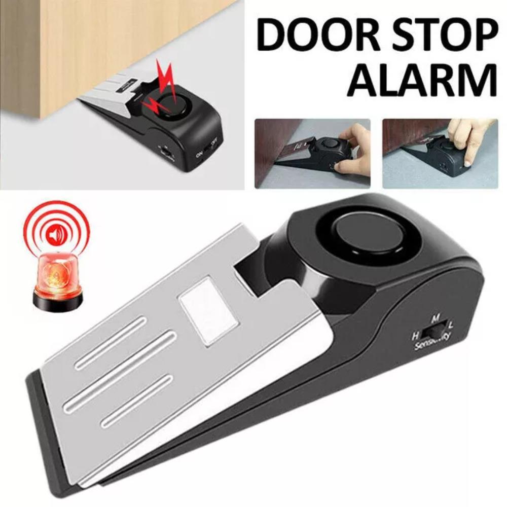 Security Supplies Door Plug 120 dB Door Open / Closed Detectors Useful Door Stopper Alarm