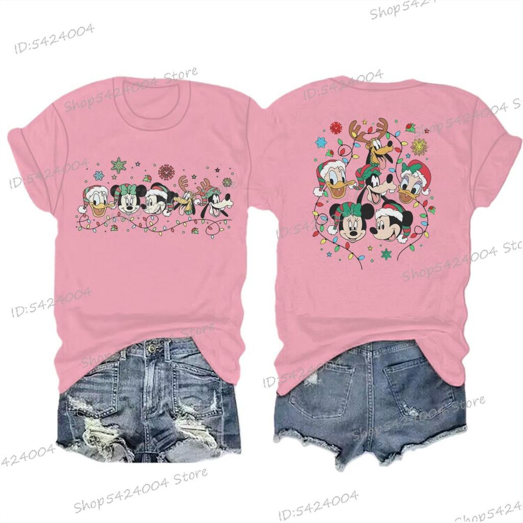 Christmas Mickey Mouse Shirt Mickey Friend Christmas TShirt Merry Christmas Women Men Tshirts