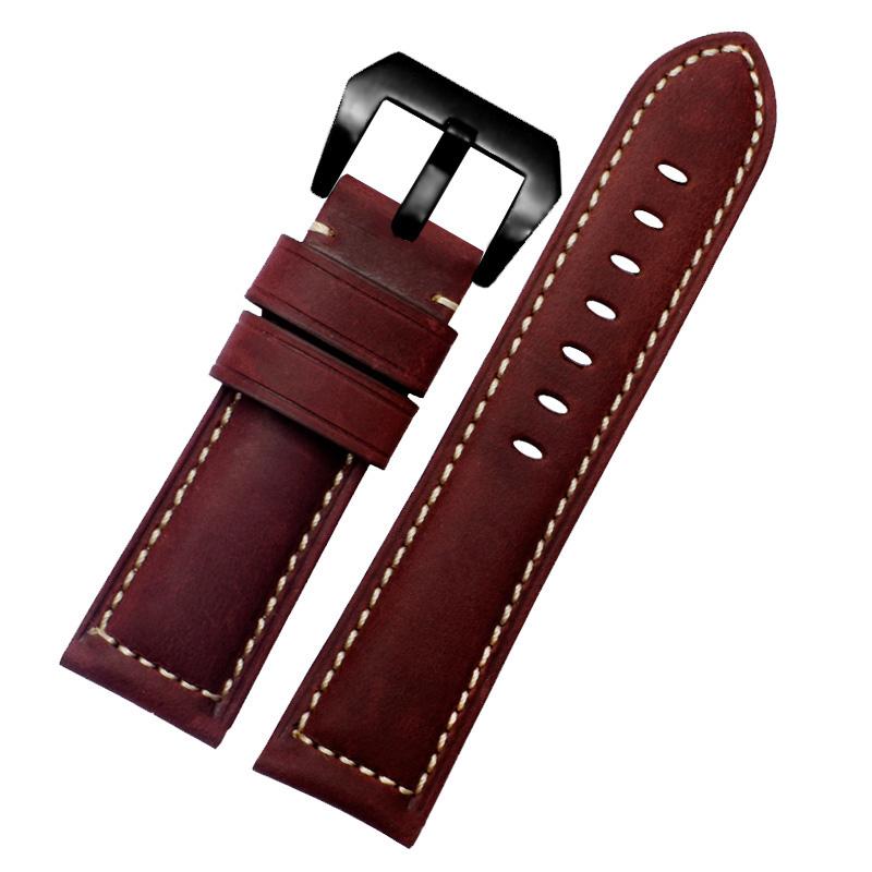 Retro Cowhide Watch Strap 20mm 22mm 24mm 26mm Band Universal Replacement Watchbands Bracelet Watches Vintage calfskin strap