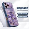 Sandstein Marmor Muster Hülle Für iPhone 17 Pro Max Magnetisch Für Magsafe Hybrid Schlanke Matte Abdeckung Für iPhone 16 15 14 13 Pro Max