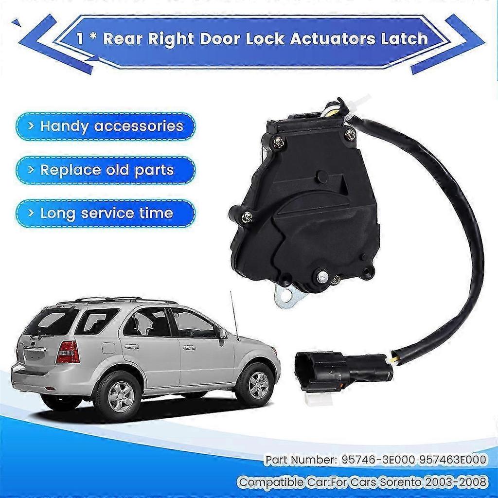 957463e000 Rear Right Door Lock Actuators Latch For 2003-2008 95746-3e000