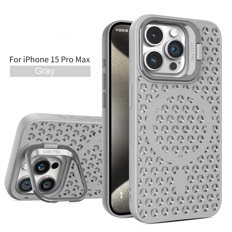 Wärmeableitung Magnetische Drahtlose Lade Fall Für iPhone 11 13 15 14 Pro Max 16 Plus 1 2 Kamera Halter Weiche TPU Fundas Abdeckung