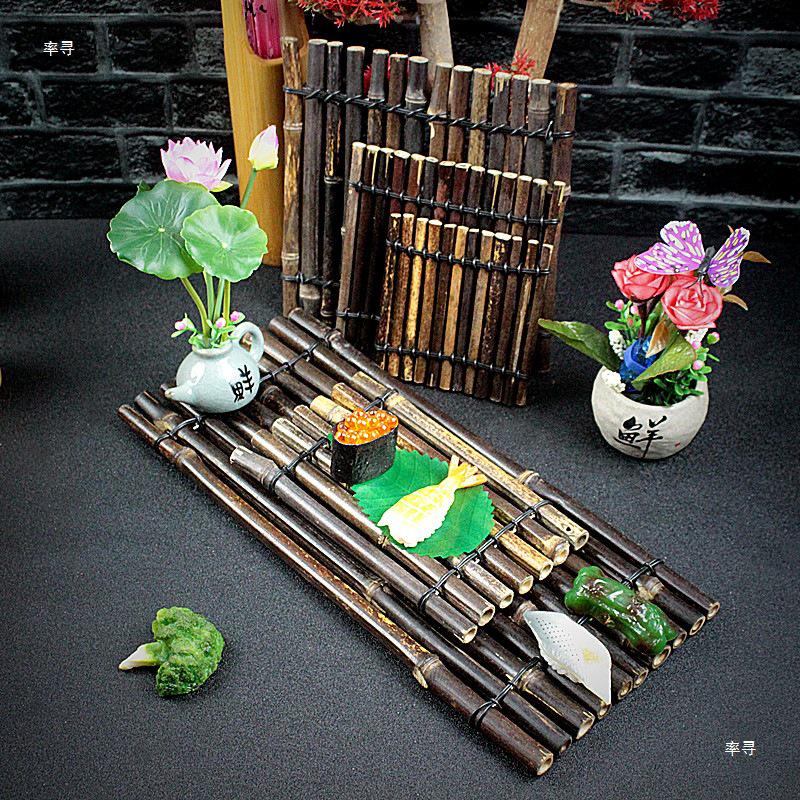 Sashimi & Seafood Bamboo Raft Decoration – Perfect for Hot Pot, Beef, BBQ, and Plating