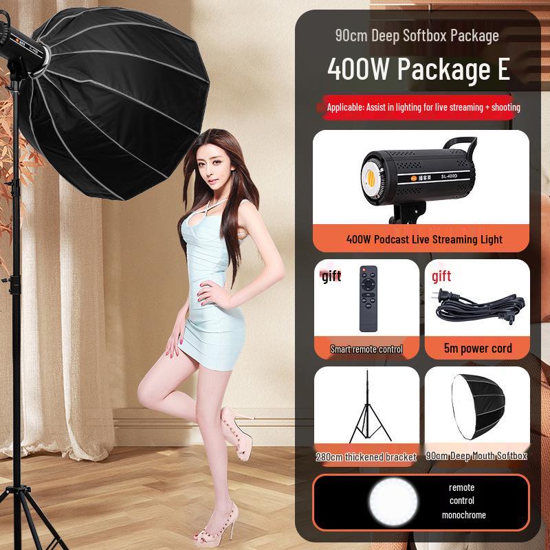 Yingbang 400W LED-Fülllicht für Live-Übertragungen und Beauty-Fotografie