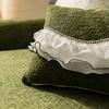 Solid Color Four-Season Universal Sofa Cushion Cover French Non-Slip Chenille Living Room Sofa Cover Cloth Towel  New Model