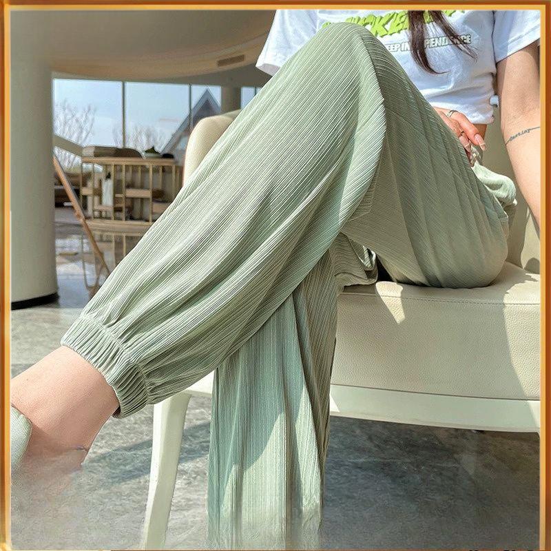 Été Femmes Pantalon Lanterne Décontracté Léger Pantalon de Jogging Anti-Moustiques