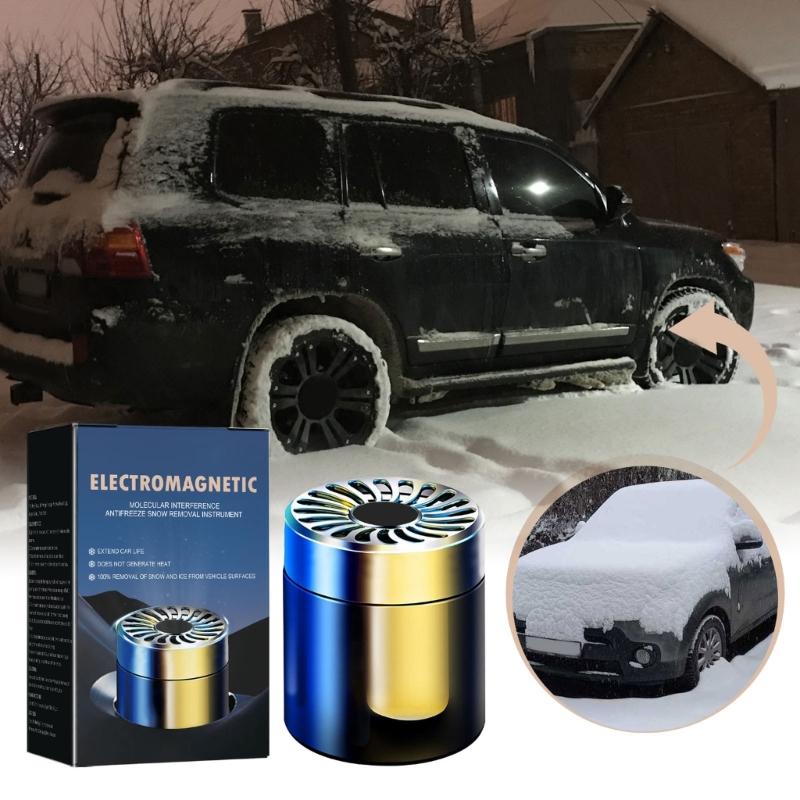Winter Car Antifreeze Ornament Electromagnetic Molecular Windshield Snow Removal For Truck Convertible Auto Travel Tools